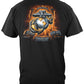 USMC Gold Lightning Time Honor Tradition Eagle T-Shirt - back view