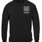 POW-MIA Biker with Rockers Silver Foil Long Sleeve Shirt - front view
