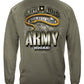 Army Strong Camo Snake Long Sleeve Shirt - back view