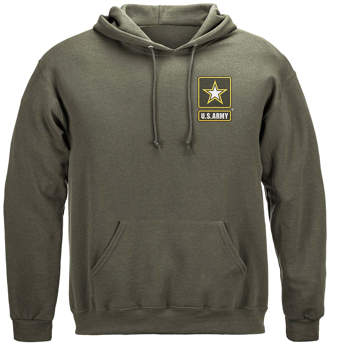 Army Strong Camo Snake Hoodie - front view