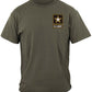 Army Strong Camo Snake T-Shirt - front view