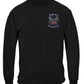 US Navy Steel Wings Biker Rocker Silver Foil Long Sleeve Shirt - front view