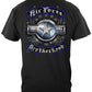 Air Force Steel Wings Biker Rockers Silver Foil T-Shirt - back view