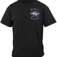 Air Force Steel Wings Biker Rockers Silver Foil T-Shirt - front view