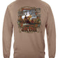 Washington Crossing the Delaware Long Sleeve Shirt - back view