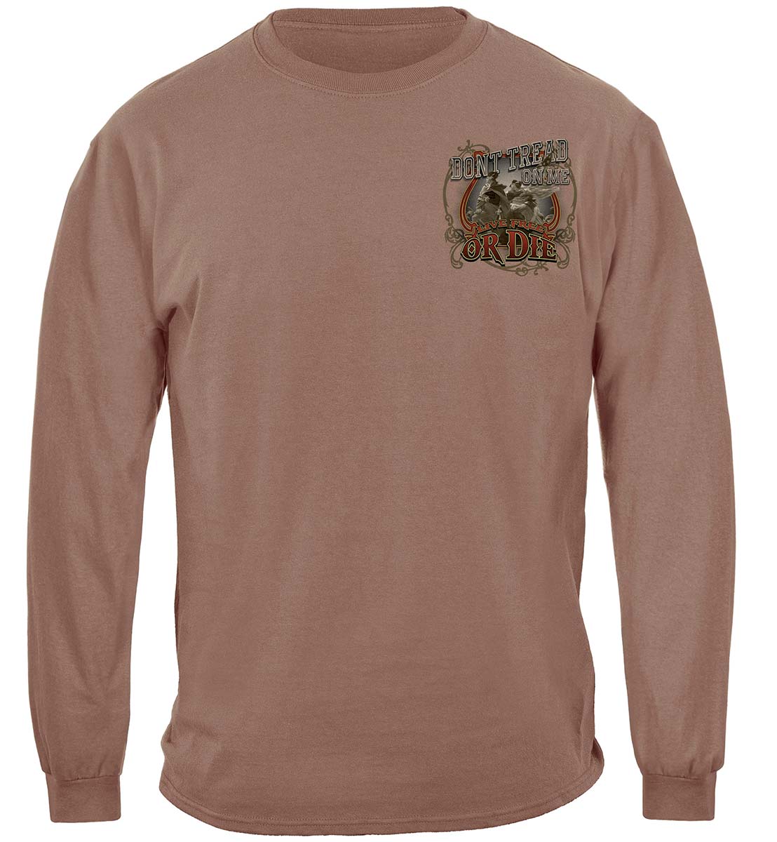 Washington Crossing the Delaware Long Sleeve Shirt - front view