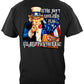 Uncle Sam Pack Your Bags Flag T-Shirt - back view