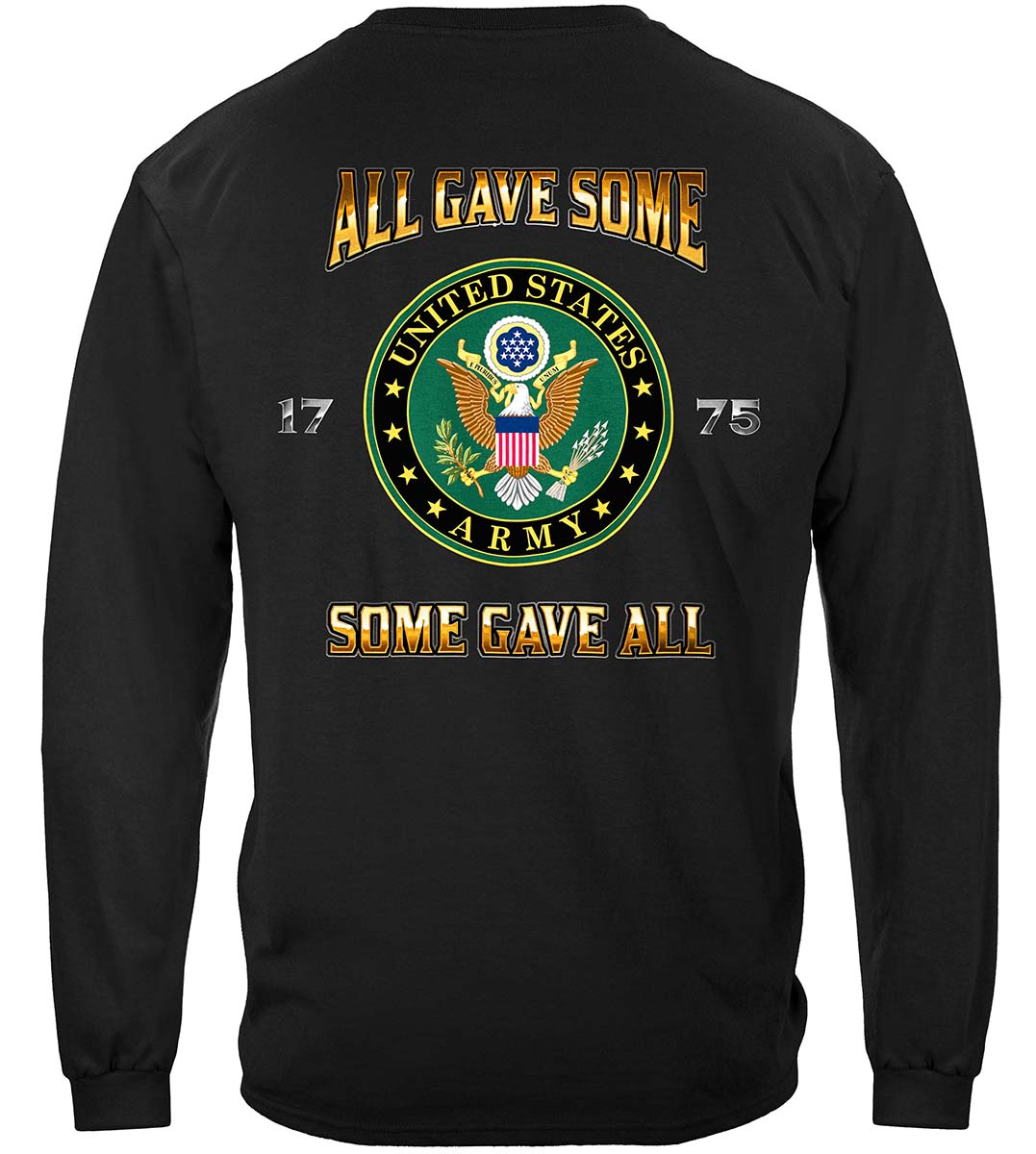 US Army All Gave Some Long Sleeve Shirt - back view