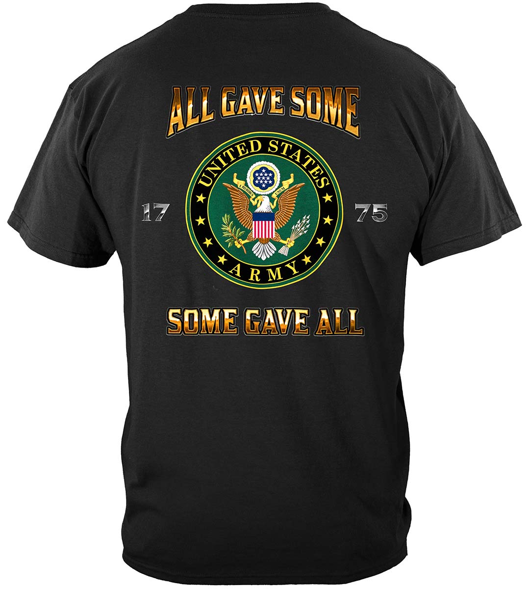 US Army All Gave Some T-Shirt - back view