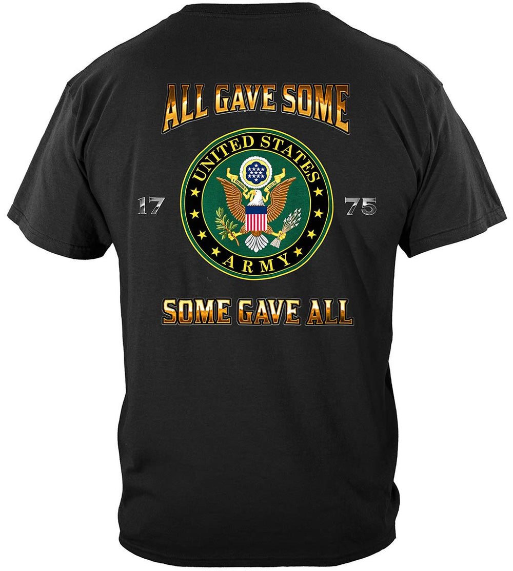 US Army All Gave Some T-Shirt - back view