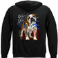 Dogs of Valor Bulldog Hoodie - back view