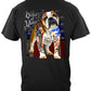 Dogs of Valor Bulldog T-Shirt - back view