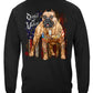 Dogs of Valor American Made Pit Bull Long Sleeve Shirt - back view