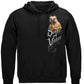 Dogs of Valor American Made Pit Bull Hoodie - front view