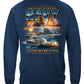 US Navy Pride Runs Deep Long Sleeve Shirt - back view