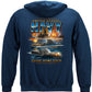 US Navy Pride Runs Deep Hoodie - back view
