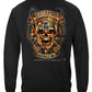 Skull of Doom If I Die Avenge Me No Retreat Long Sleeve Shirt - back view
