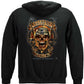 Skull of Doom If I Die Avenge Me No Retreat Hoodie - back view