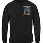 American Flag Defend It or Be Buried In It Long Sleeve Shirt - front view