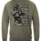 I Carry a Gun Because a Tank Is Too Heavy Long Sleeve Shirt - back view