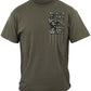 I Carry a Gun Because a Tank Is Too Heavy T-Shirt - front view