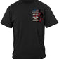 American Flag Soldier I Am the Shadow T-Shirt - front view