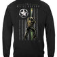 Army Patriotic Flag Long Sleeve Shirt - back view