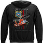 Coast Guard Patriotic Flag Hoodie - back view