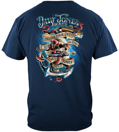 US Navy Sailors Davy Jones' Locker T-Shirt - back view
