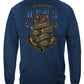 US Navy A Smooth Sea Never Made a Good Sailor Long Sleeve Shirt - back view
