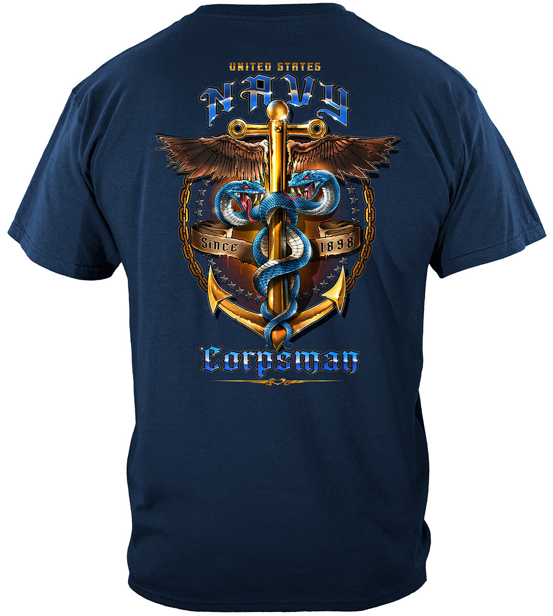 US Navy Corpsman T-Shirt - back view