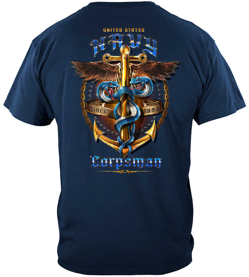 US Navy Corpsman T-Shirt - back view