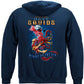 US Navy Squids Forged by the Sea Hoodie - back view