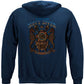 US Navy Diver Tattoo We Dive the World Over Hoodie - back view