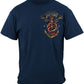 US Navy Skull and Anchor T-Shirt - front view