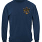 US Navy Battleship Destroyer Long Sleeve Shirt - front view