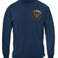 US Navy The Sea Is Ours Compass Anchor Eagle Long Sleeve Shirt - front view