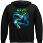 US Navy Submarine Force Hoodie - back view