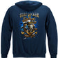 US Navy Goat Locker Hoodie - back view