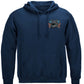 US Navy Destroyer Full Steam Ahead Vintage Tattoo Hoodie - front view