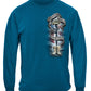 American Flag of Freedom Last Breath of Each Soldier Long Sleeve Shirt - front view