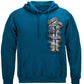 American Flag of Freedom Last Breath of Each Soldier Hoodie - front view