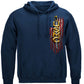 USMC Eagle American Flag Bald Eagle Feather Hoodie - front view