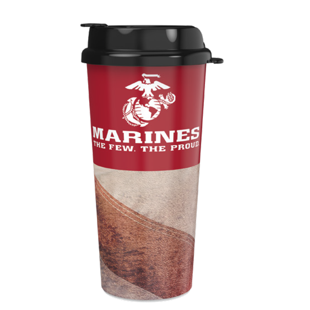 U.S. Marines Globe and Anchor Coffee Tumbler – view 1