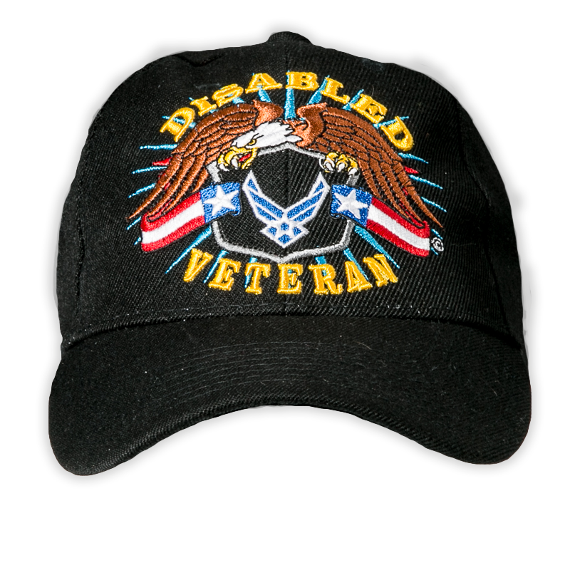 U.S. Air Force Disabled Veteran Embroidered Cap – view 1