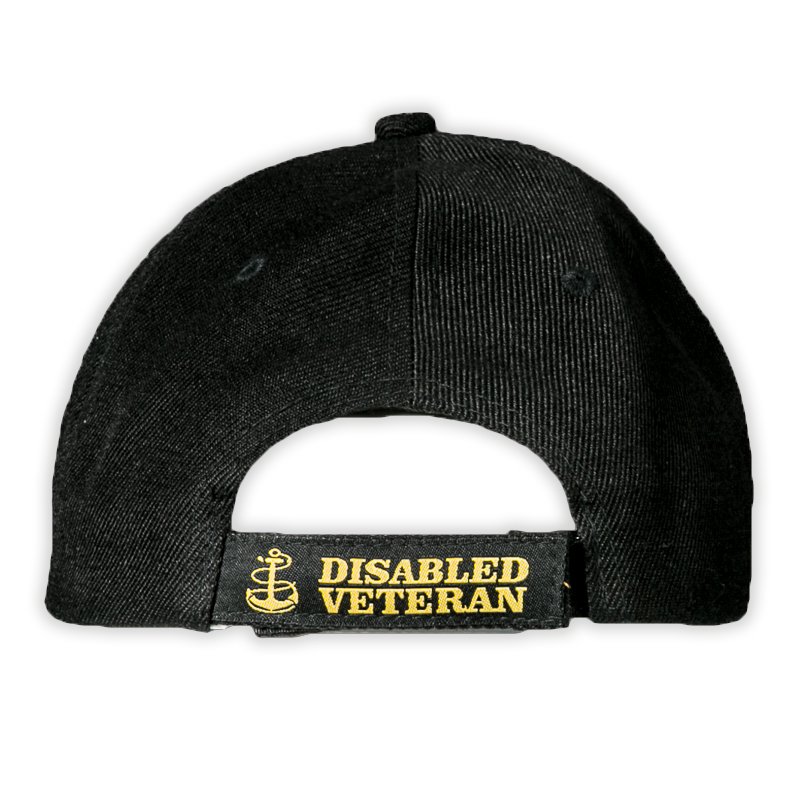 U.S. Navy Disabled Veteran Embroidered Cap – view 2