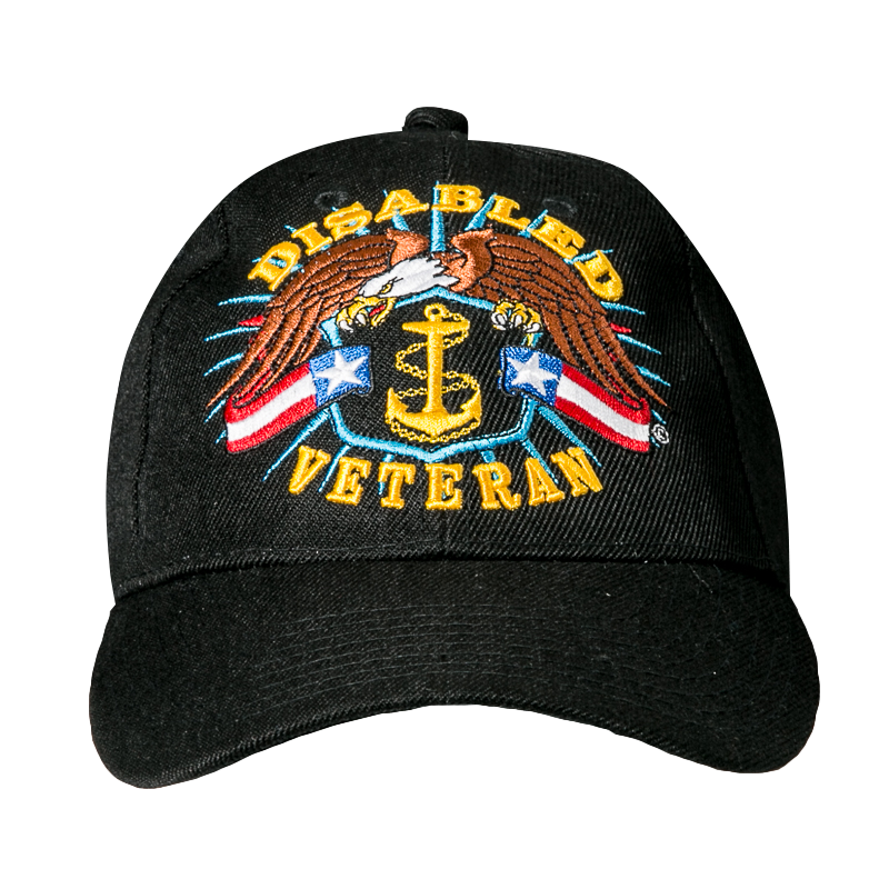 U.S. Navy Disabled Veteran Embroidered Cap – view 1