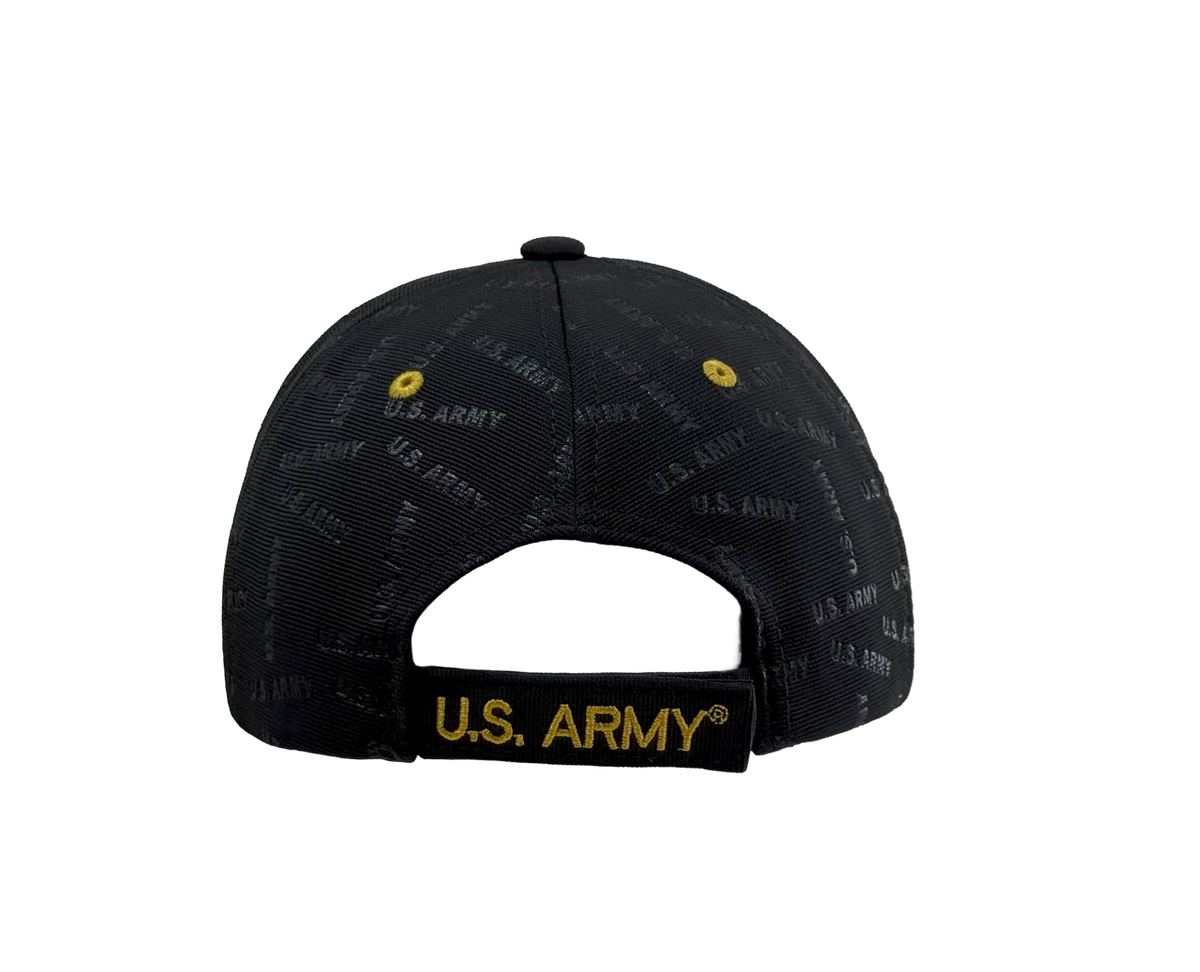 U.S. Army Black and Gold Patterned Print Cap – view 4