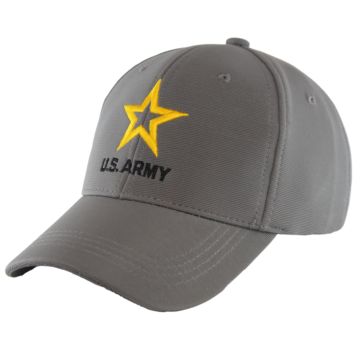 US Army Embroidered Gray Performance Cap – view 2