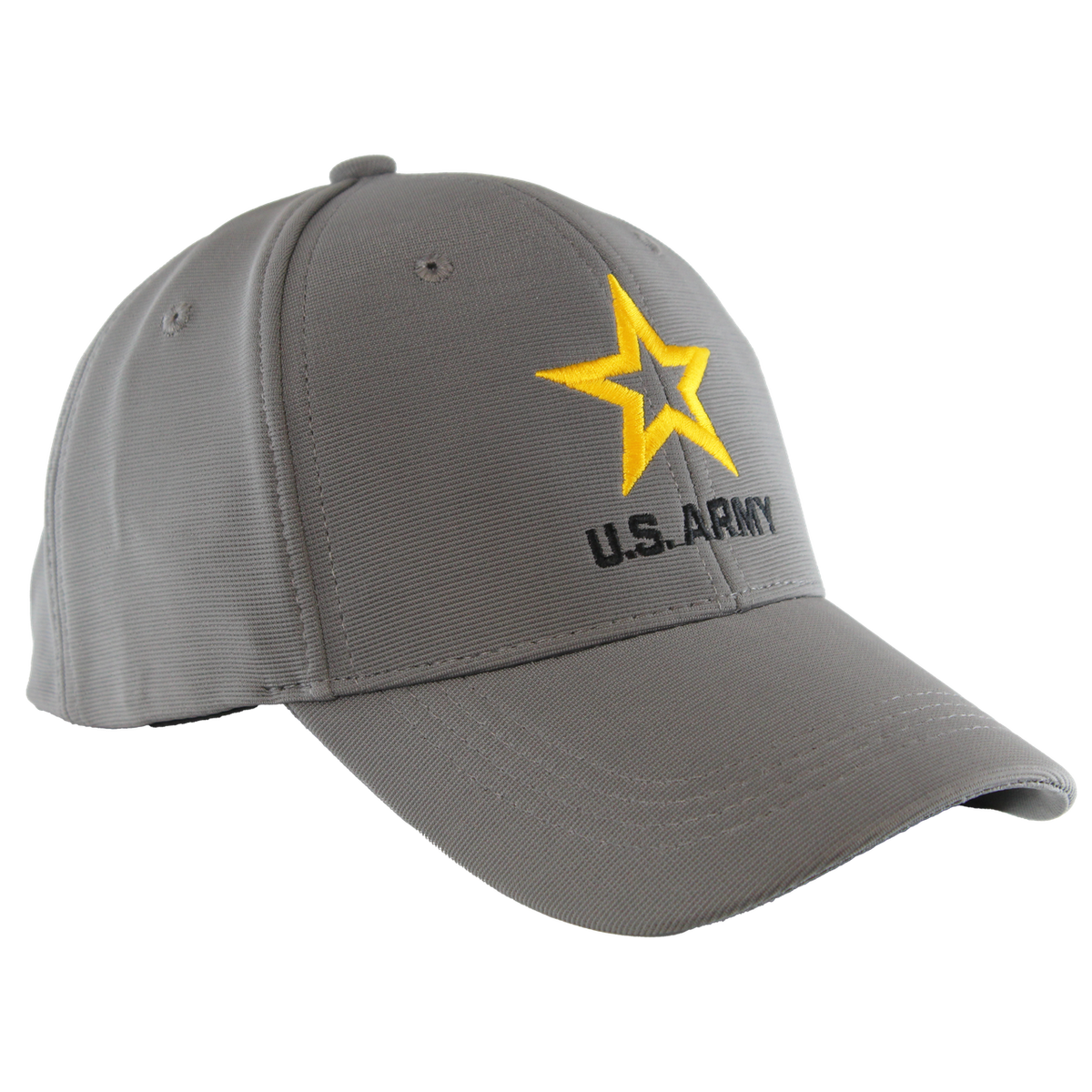 US Army Embroidered Gray Performance Cap – view 3